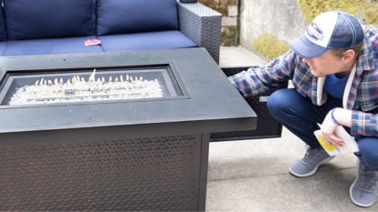 Smokeless fire pits